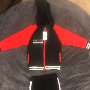 Black and red Ideology Jacket